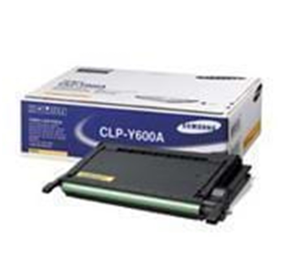 Mustepatruunat, värikasetit ja lisävarusteet - Samsung CLP-Y600A Toner Keltainen - Laser värikasetti Keltainen - CLP-Y600A/ELS
