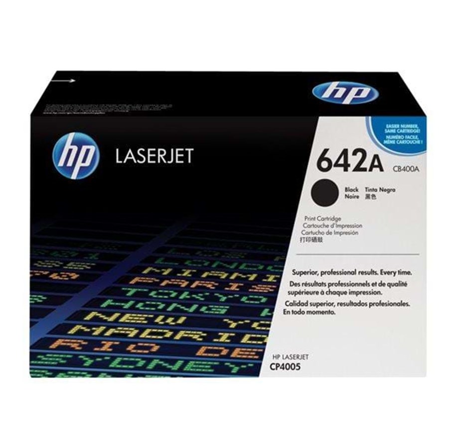 Mustepatruunat, värikasetit ja lisävarusteet - HP 642A / CB400A - Black Laser Toner - Laser värikasetti musta - CB400A