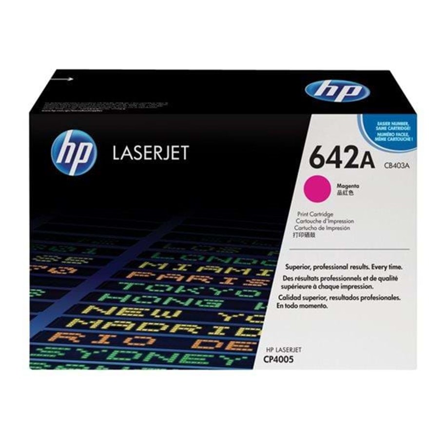 Mustepatruunat, värikasetit ja lisävarusteet - HP 642A / CB403A - Lasertulostinmuste - Laser värikasetti Magenta - CB403A
