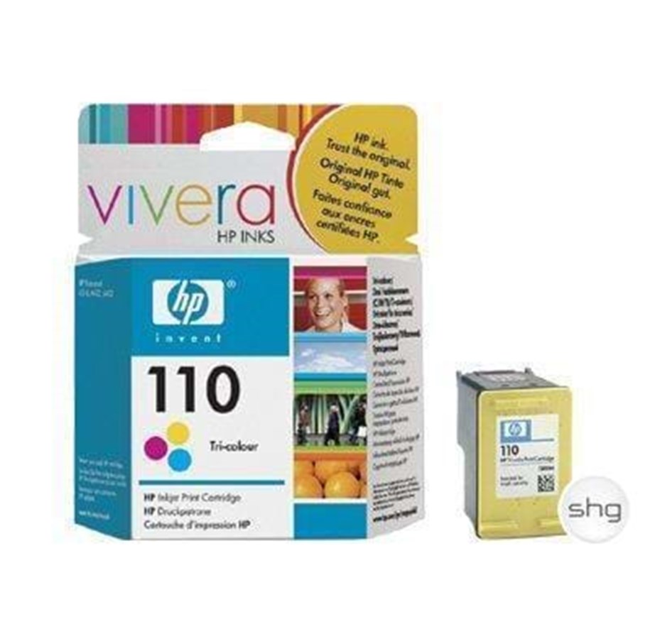 Mustepatruunat, värikasetit ja lisävarusteet - HP 110 Color - Mustepatruuna Väriainepohjainen kolmiväri - CB304AE