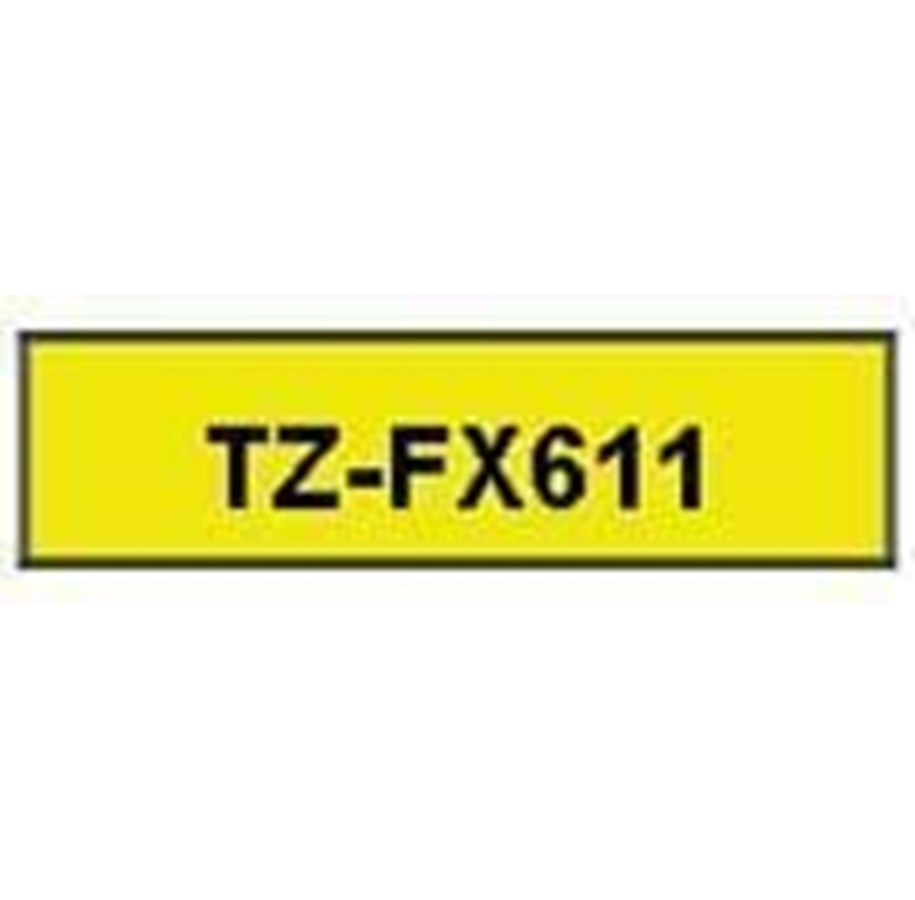Mustepatruunat, värikasetit ja lisävarusteet - Brother TZ-FX611 - Tulostinnauha - TZ-FX611