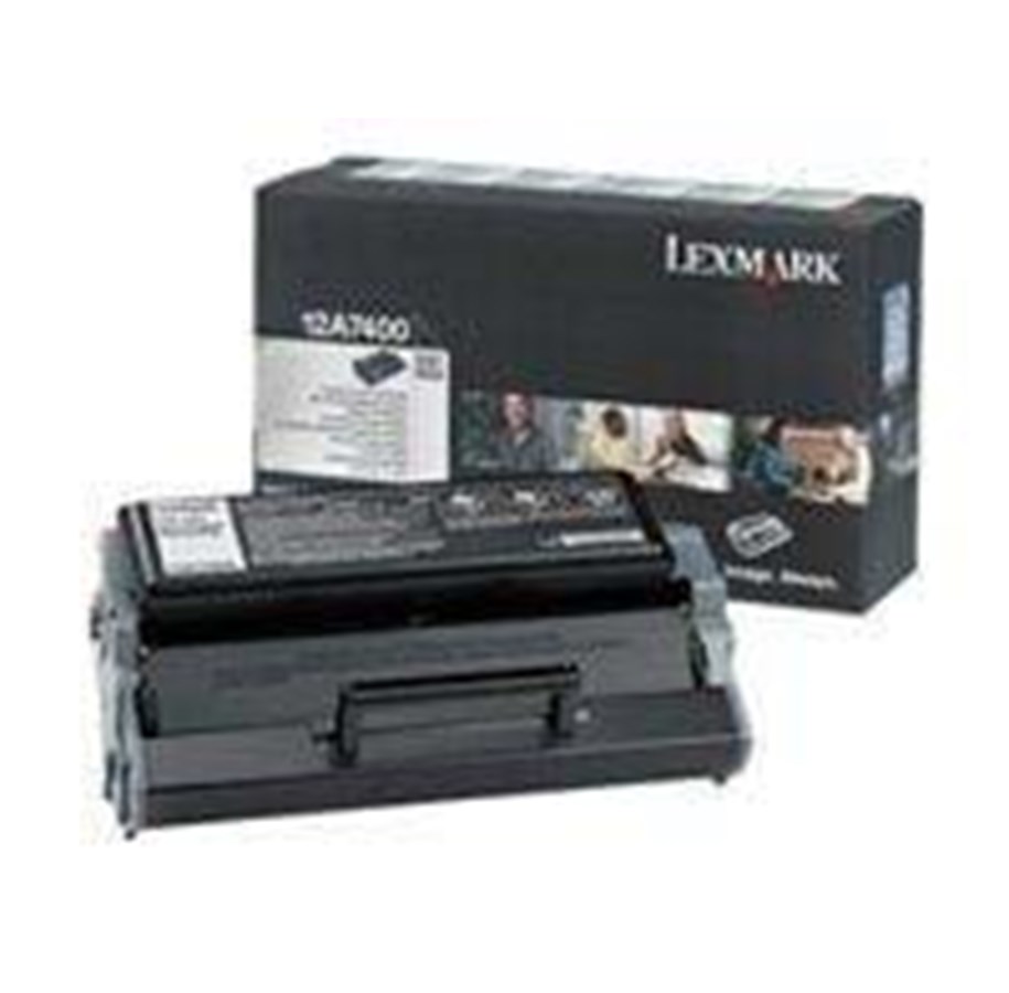 Mustepatruunat, värikasetit ja lisävarusteet - Lexmark 12A7400 Toner Black - Laser värikasetti musta - 12A7400