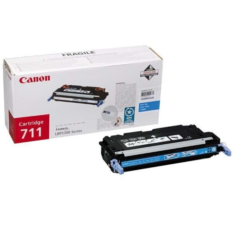 Mustepatruunat, värikasetit ja lisävarusteet - Canon CRG 711 / 1659B002 Syaani - Laser värikasetti Syaani - 1659B002