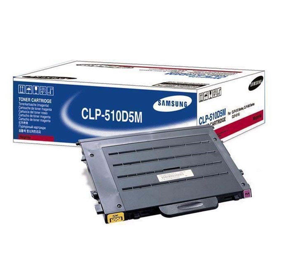 Mustepatruunat, värikasetit ja lisävarusteet - Samsung CLP-510D5M Toner - Laser värikasetti Magenta - CLP-510D5M