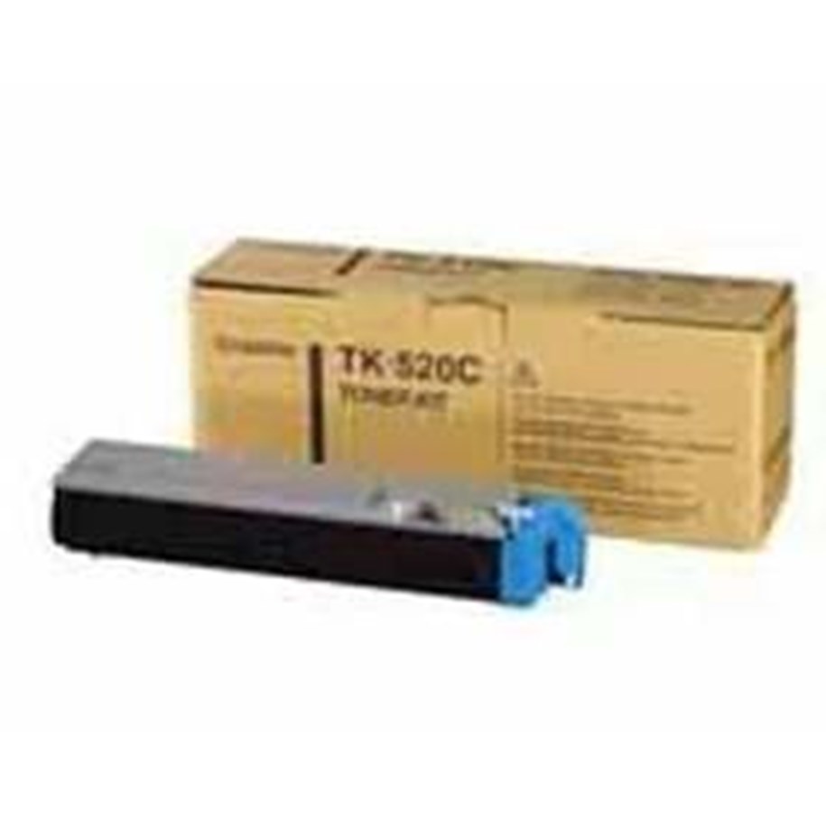 Mustepatruunat, värikasetit ja lisävarusteet - Kyocera TK 520C Toner - Laser värikasetti Syaani - TK520C