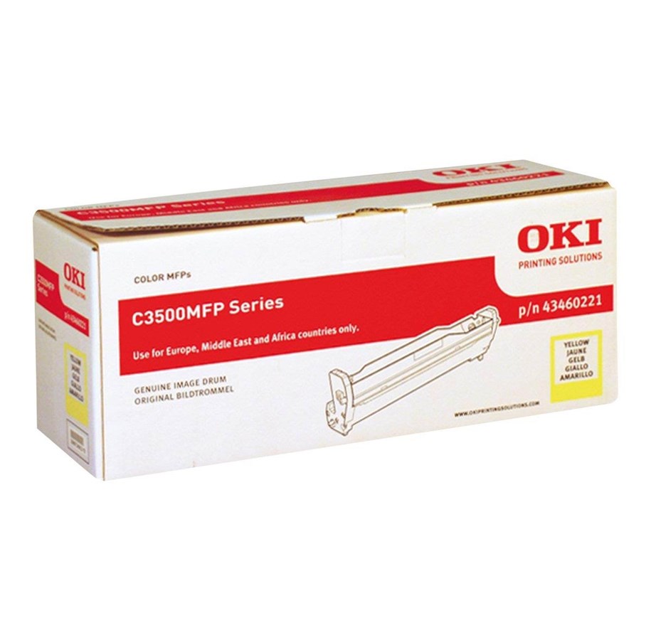 Mustepatruunat, värikasetit ja lisävarusteet - OKI Drum/Yellow f C3520/3530MFP - Drum kit Keltainen - 43460221