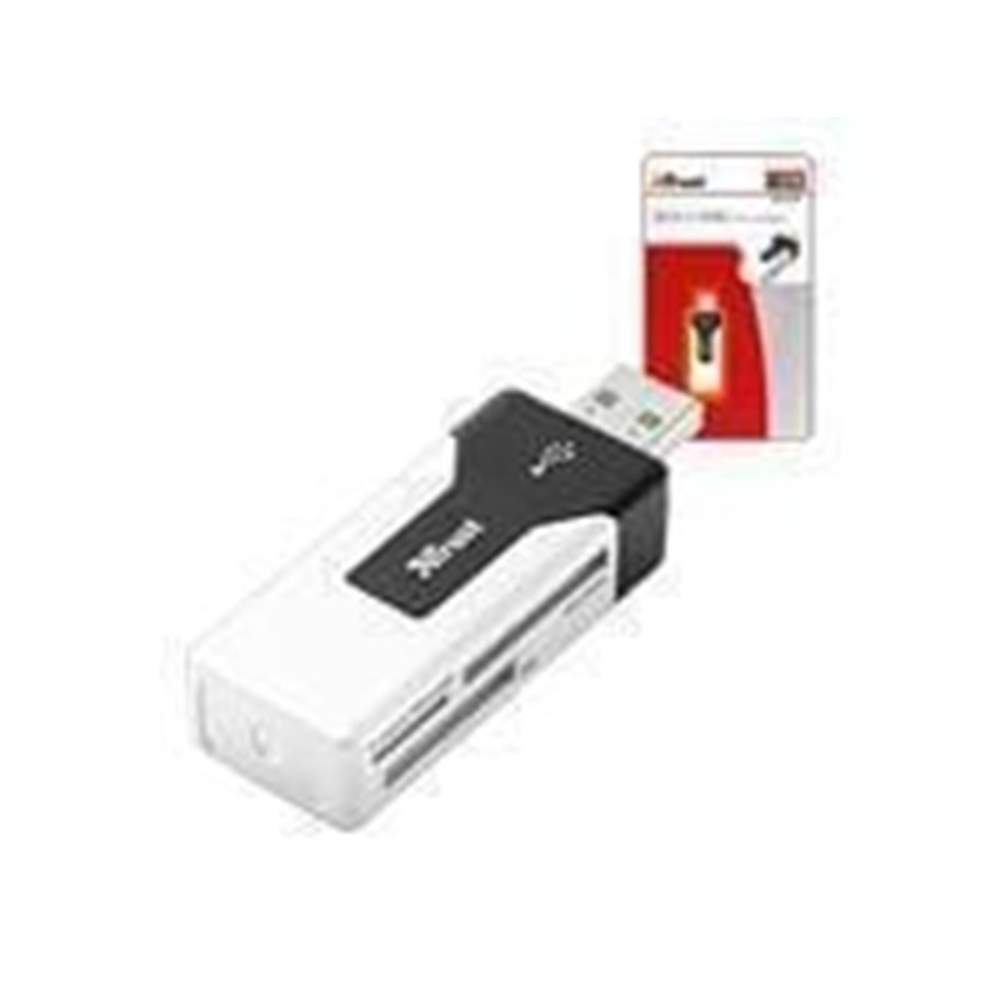 Muistikortinlukijat - adapterit ja kortinlukijat - Trust Mini Cardreader - 15298
