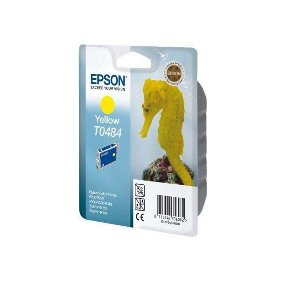 Mustepatruunat, värikasetit ja lisävarusteet - Epson T0484 Yellow - Mustepatruuna Keltainen - C13T04844010