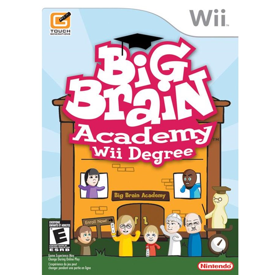 Pelit - Big Brain Academy - Nintendo Wii - Seikkailu - 0045496363451