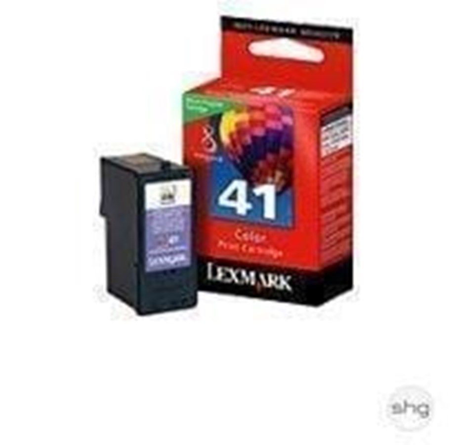 Mustepatruunat, värikasetit ja lisävarusteet - Lexmark 41 Color - Mustepatruuna Syaani, Magenta, Keltainen - 18Y0141E