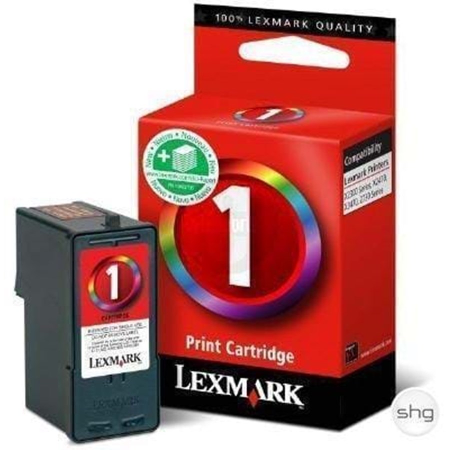 Mustepatruunat, värikasetit ja lisävarusteet - Lexmark 1 Color - Mustepatruuna Syaani, Magenta, Keltainen - 18CX781E