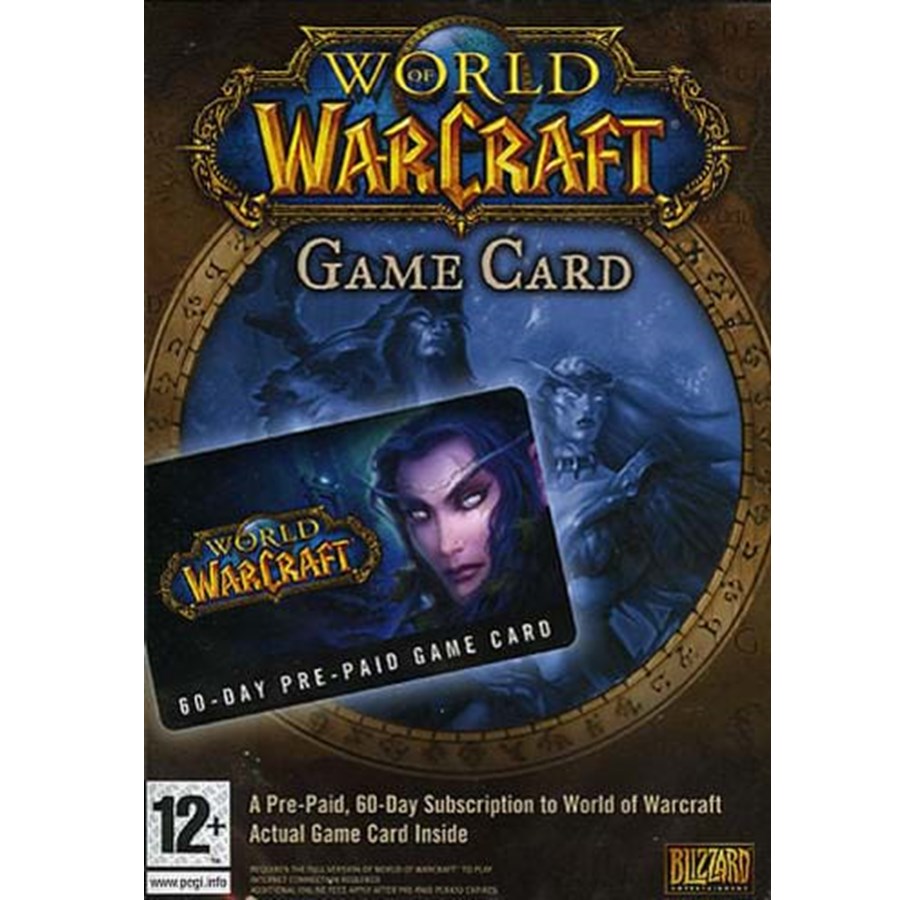 Pelit - World of Warcraft Prepaid 60-days Gaming Card - Windows - MMORPG - 48087