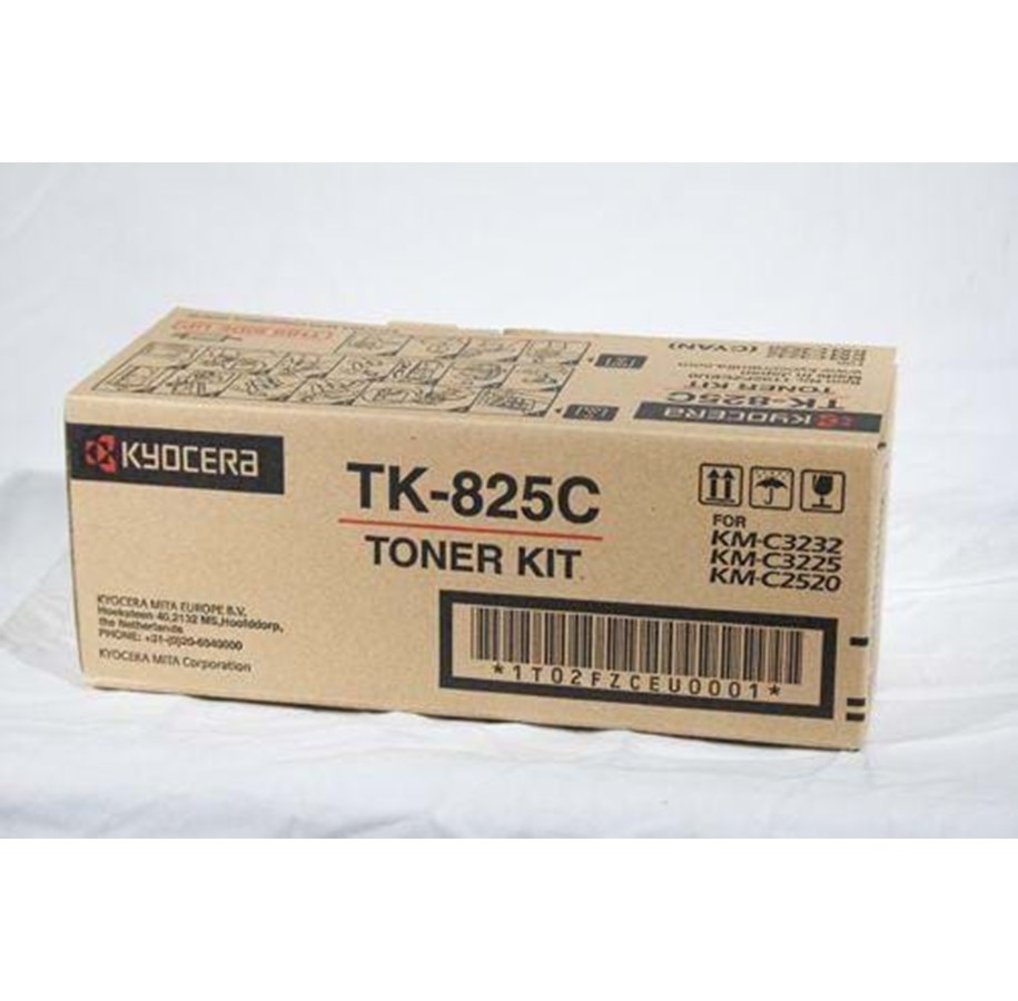 Mustepatruunat, värikasetit ja lisävarusteet - Kyocera TK 825C -värikasetti - Toner kit Syaani - TK-825C