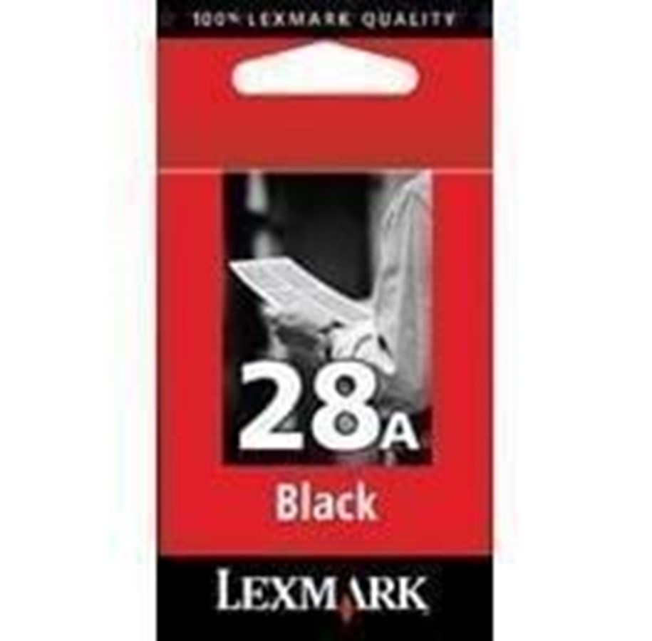 Mustepatruunat, värikasetit ja lisävarusteet - Lexmark 28A Black - Mustepatruuna musta - 18C1528E