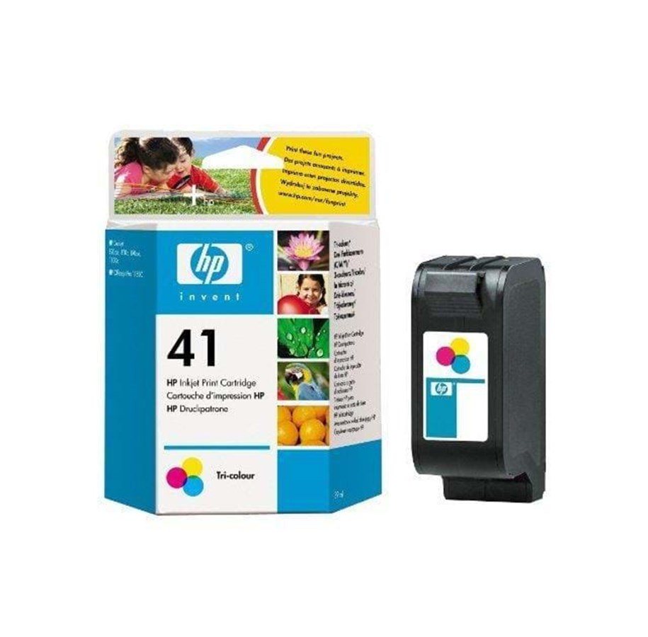 Mustepatruunat, värikasetit ja lisävarusteet - HP 41 Color - Mustepatruuna Syaani, Magenta, Keltainen - 51641AE