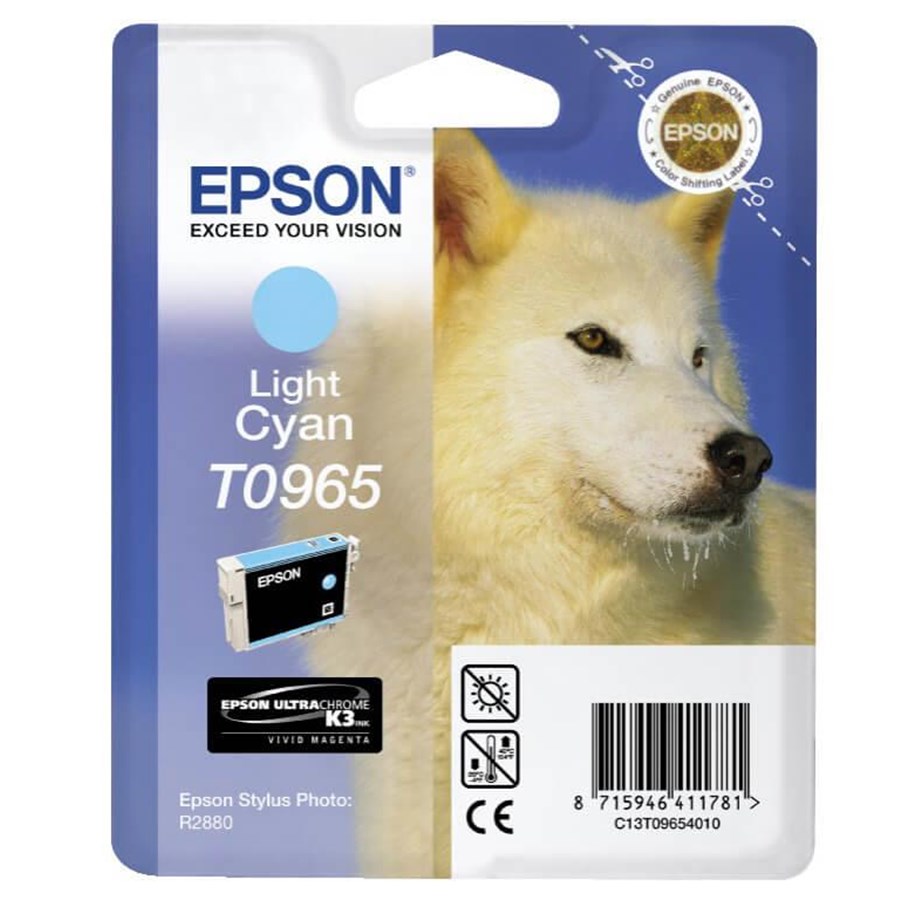 Mustepatruunat, värikasetit ja lisävarusteet - Epson T096 Light Cyan - Mustepatruuna Vaalea syaani - C13T09654010