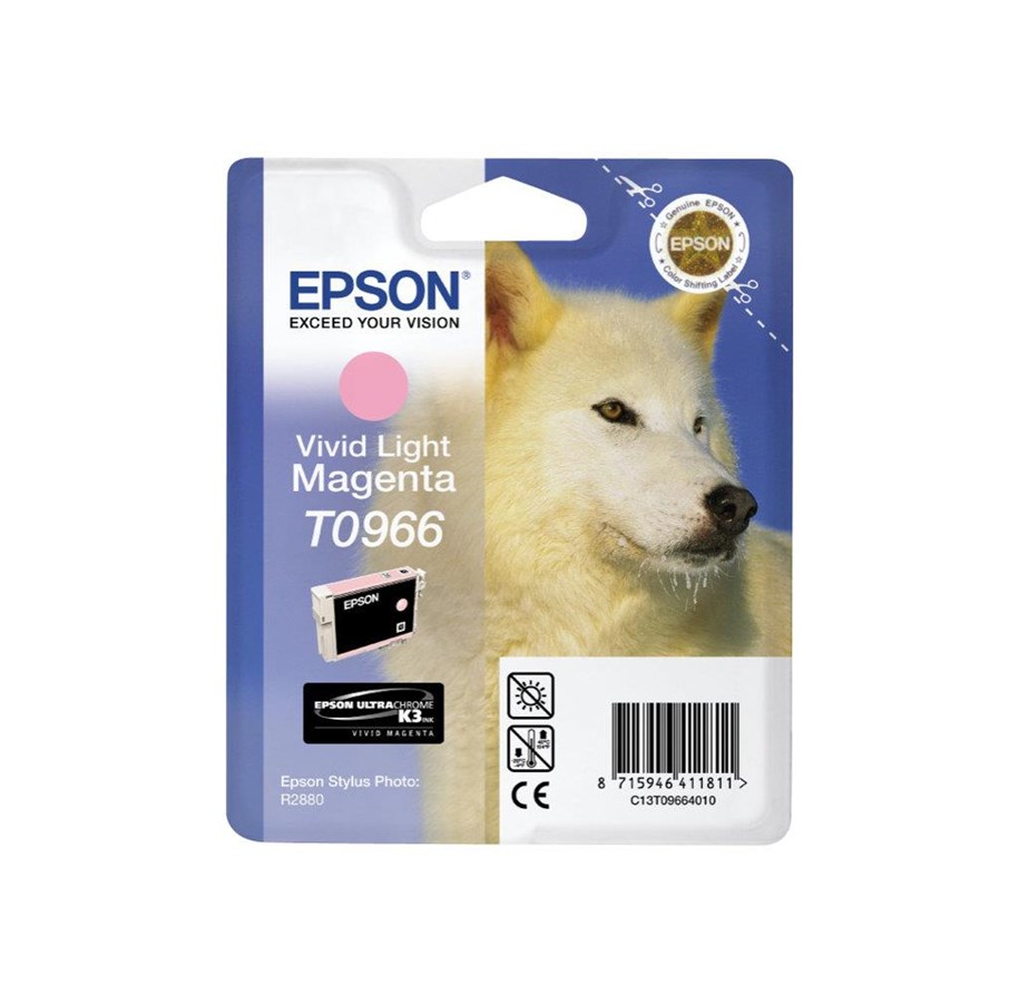 Mustepatruunat, värikasetit ja lisävarusteet - Epson T096 Light Magenta - Mustepatruuna Vivid pink - C13T09664010