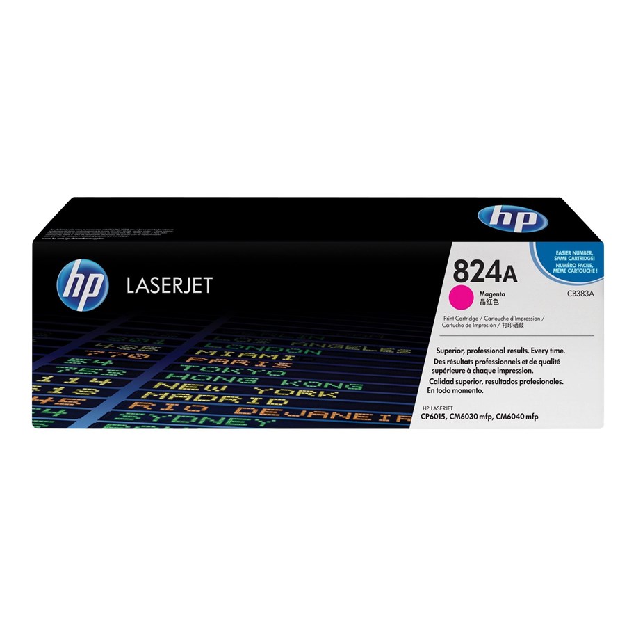 Mustepatruunat, värikasetit ja lisävarusteet - HP 824A / CB383A magenta-toneri - Laser värikasetti Magenta - CB383A