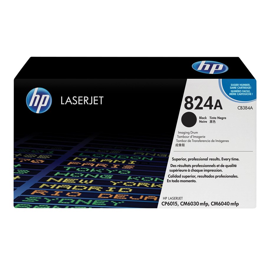 Mustepatruunat, värikasetit ja lisävarusteet - HP 824A / CB384A Black Drum Kit - Drum kit musta - CB384A