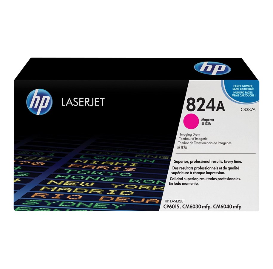 Mustepatruunat, värikasetit ja lisävarusteet - HP 824A / CB387A - Magenta - Drum Unit - Drum kit Magenta - CB387A