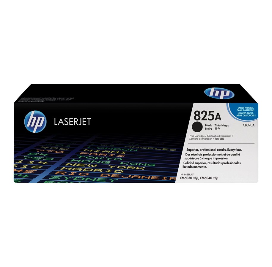 Mustepatruunat, värikasetit ja lisävarusteet - HP 825A / CB390A Black Toner - Laser värikasetti musta - CB390A