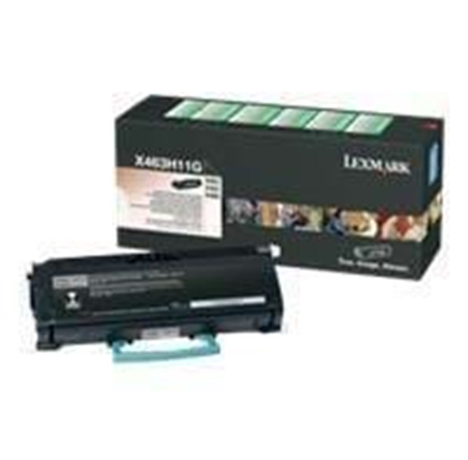 Mustepatruunat, värikasetit ja lisävarusteet - Lexmark X463H11G Toner Black - Laser värikasetti - X463H11G