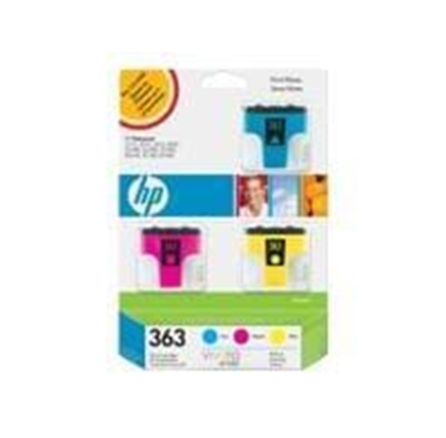 Mustepatruunat, värikasetit ja lisävarusteet - HP 363 Tri Color - Mustepatruuna Syaani - CB333EE#241