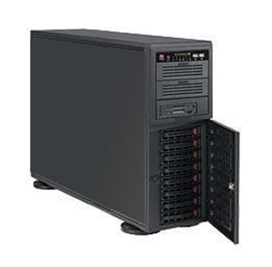 Kotelot - Supermicro SC743 TQ-865B-SQ torni - Kotelot - Miditower - Musta - CSE-743TQ-865B-SQ
