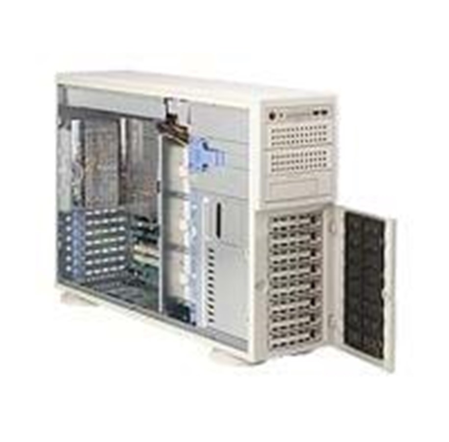 Kotelot - Supermicro 4U/PED CASE 8XSAS/SATA BAYS - Kotelot - Miditower - Musta - CSE-745TQ-R800B