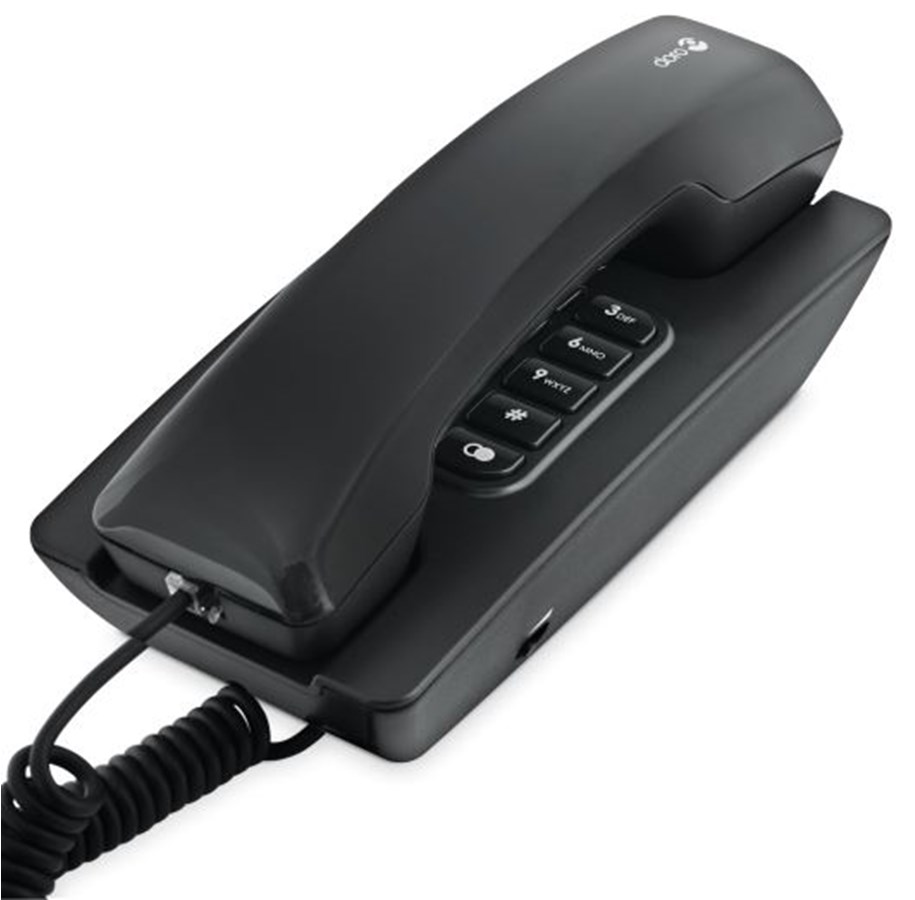 Pöytäpuhelimet - Doro 909c bord/væg telefon Black - 4746