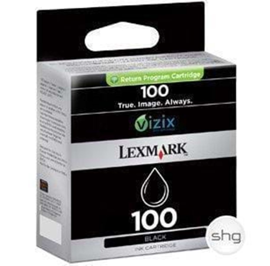 Mustepatruunat, värikasetit ja lisävarusteet - Lexmark 100 Black - Mustepatruuna musta - 014N0820E