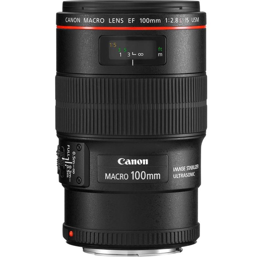 Objektiivit - Canon EF 100mm f/2.8L Macro IS USM -objektiivi - 3554B005