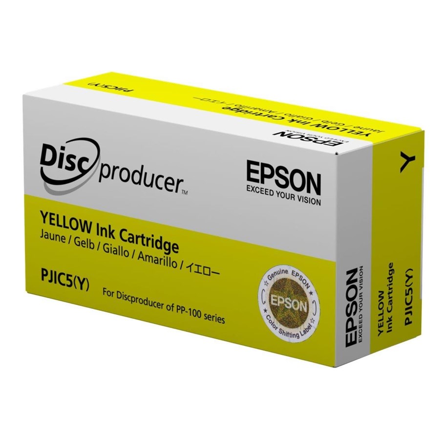 Mustepatruunat, värikasetit ja lisävarusteet - Epson PJIC5 Yellow - Mustepatruuna Keltainen - C13S020451