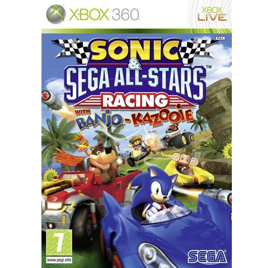 Pelit - Sonic & SEGA All-Stars Racing - Microsoft Xbox 360 - 12 - Kilpa-ajo - 5055277002177