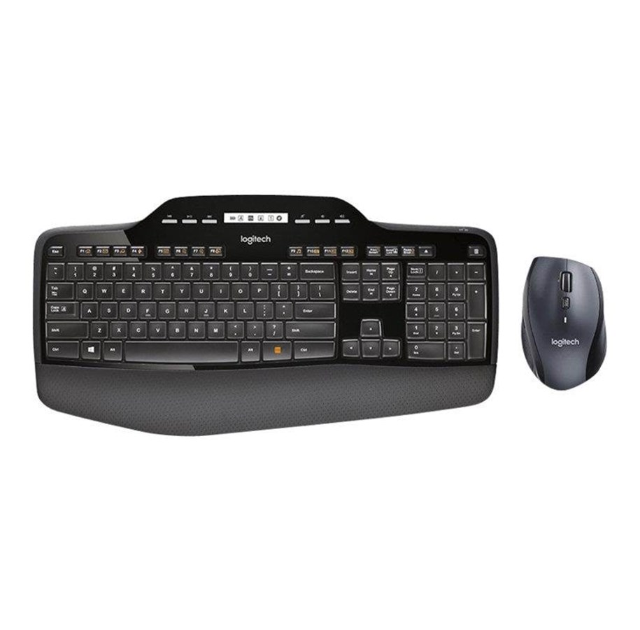 Näppäimistöt - Logitech MK710 Wireless Desktop - ND - Näppäimistö ja Hiirisetti - Pohjoismainen - Musta - 920-002443