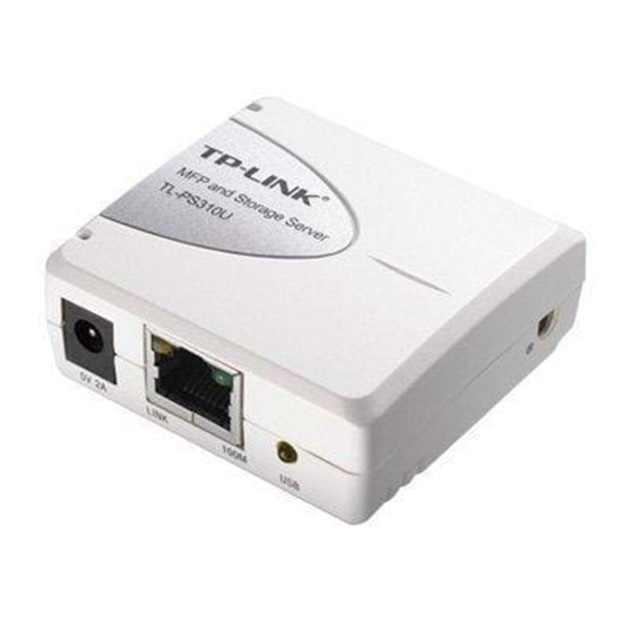 Verkkokortit (verkkosovittimet, tulostuspalvelimet jne.) - TP-Link Printserver TL-PS310U - TL-PS310U