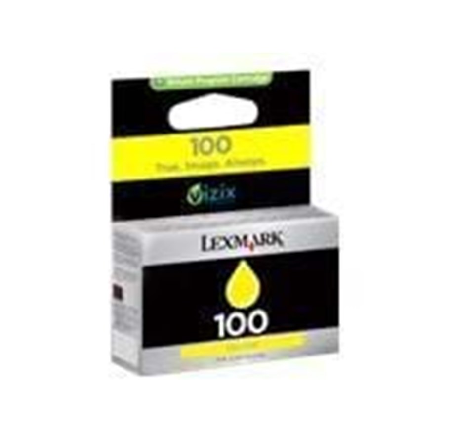 Mustepatruunat, värikasetit ja lisävarusteet - Lexmark 100 Yellow - Mustepatruuna Keltainen - 14N0902E