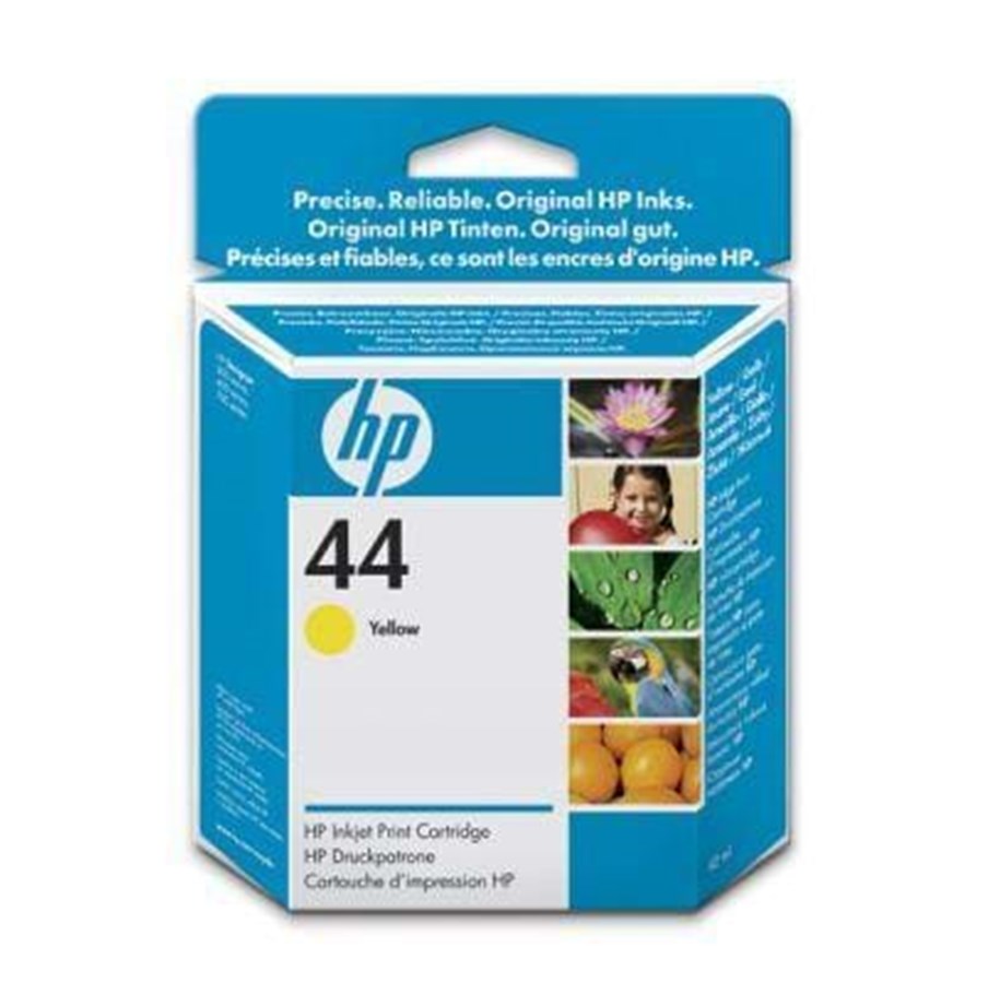 Mustepatruunat, värikasetit ja lisävarusteet - HP 44 Yellow - Mustepatruuna Keltainen - 51644YE