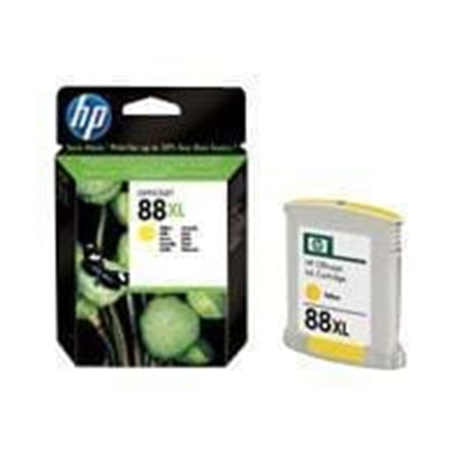 Mustepatruunat, värikasetit ja lisävarusteet - HP 88XL Yellow - Mustepatruuna Keltainen - C9393AE#301