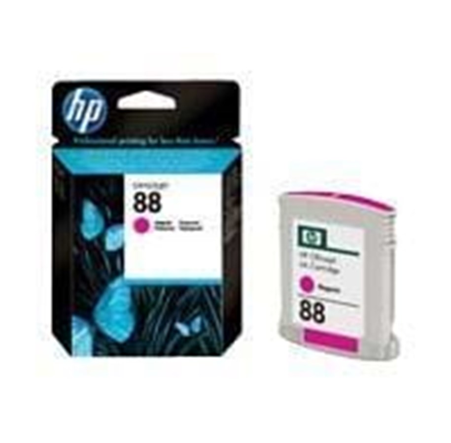 Mustepatruunat, värikasetit ja lisävarusteet - HP 88 - Mustepatruuna Magenta - C9387AE#301