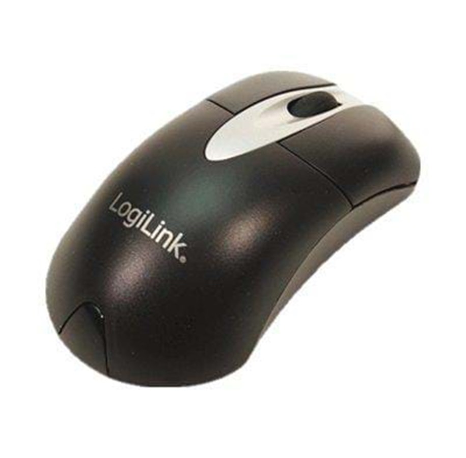 Hiiret - LogiLink optisk USB mus 800dpi -højre/venstre hånd - Hiiri - Optinen - 3 painiketta - Musta - ID0011
