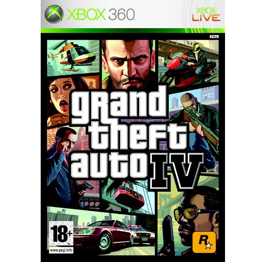 Pelit - Grand Theft Auto IV - Microsoft Xbox 360 - Toiminta - 5026555249911