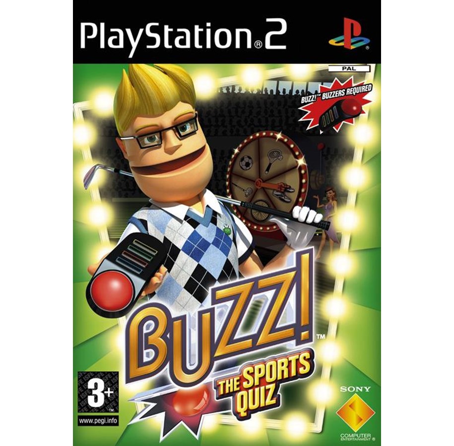 Pelit - Buzz Sports Quiz Solus - Sony PlayStation 2 - Viihde - 0711719696674