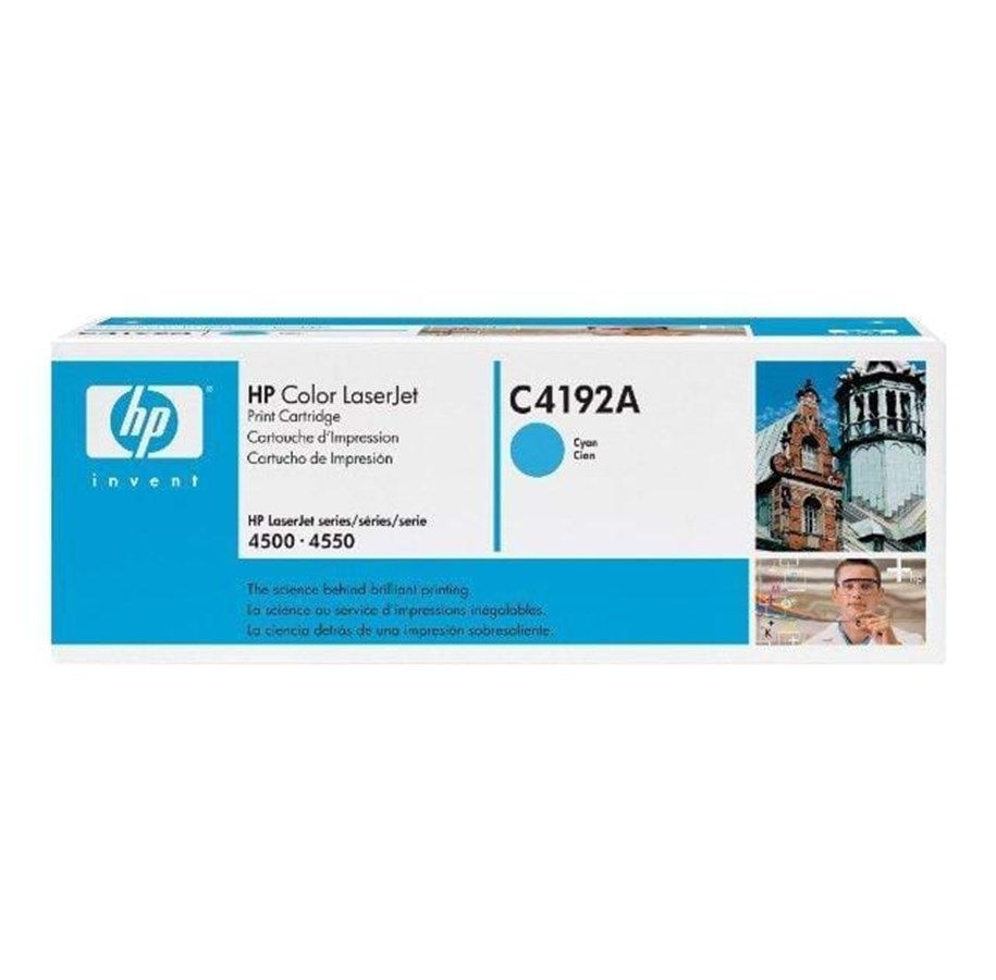 Mustepatruunat, värikasetit ja lisävarusteet - HP C4192A Toner - Laser värikasetti Syaani - C4192A