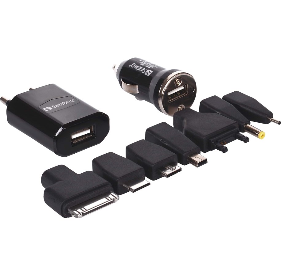 Puhelin - Adapterit & Laturit - Sandberg Mobile Phone Multi Charger - 135-80