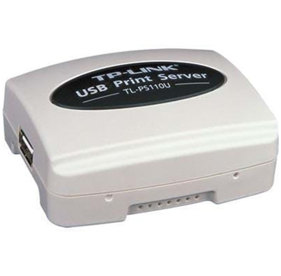 Verkkokortit (verkkosovittimet, tulostuspalvelimet jne.) - TP-Link TL-PS110U - Udskriftsserver - TL-PS110U
