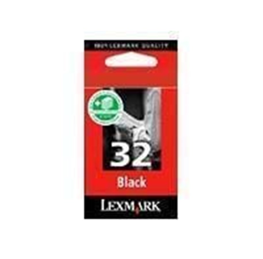 Mustepatruunat, värikasetit ja lisävarusteet - Lexmark 32 Black - Mustepatruuna musta - 18CX032E