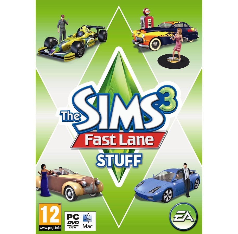 Pelit - The Sims 3: Fast Lane Stuff - Windows - Virtuaalilelämä - 5035224092390