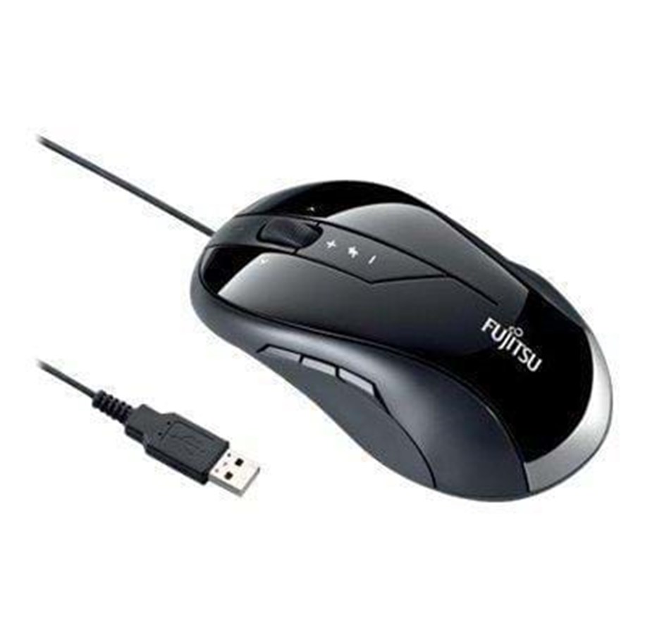 Hiiret - Fujitsu Laser Mouse GL9000 - Hiiri - Laser - 10 painiketta - S26381-K438-L100