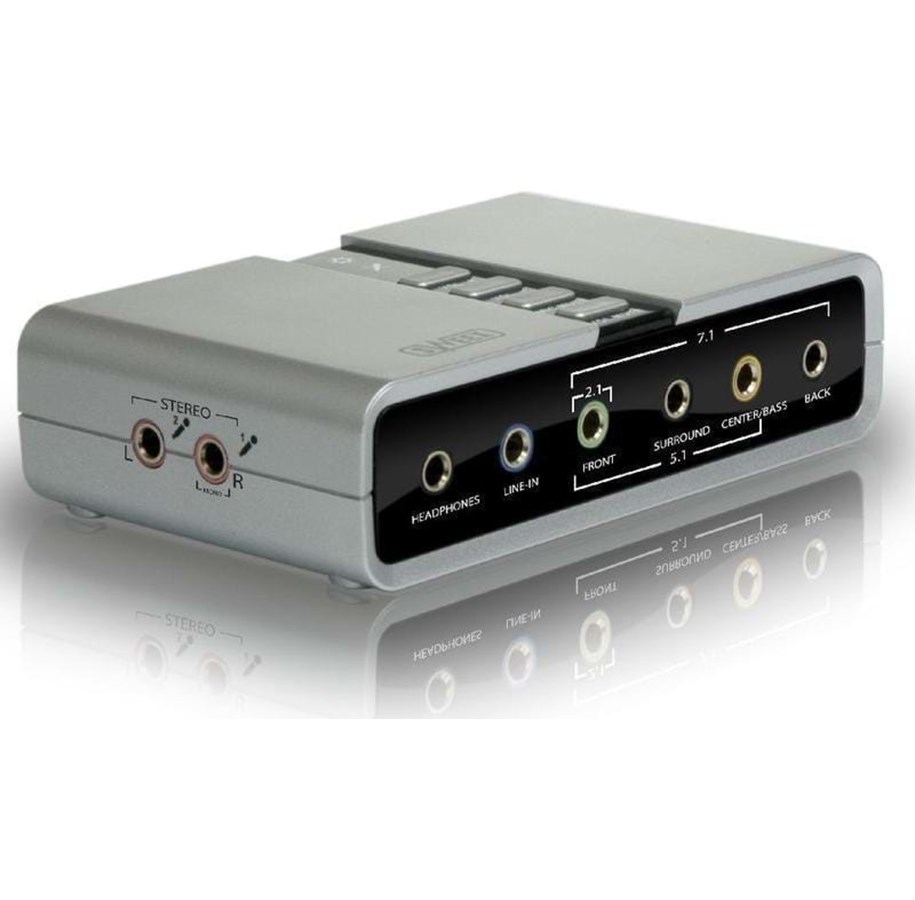 Äänikortit - Sweex 7.1 External USB Sound Card - SC016
